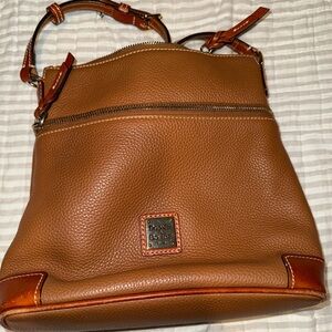 Dooney & Bourke Tan Leather Crossbody Bag
